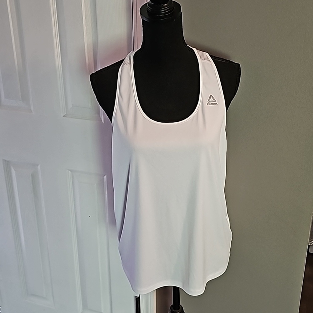 Reebok, speedwick, work out pants and top... black and white size XL top L - Picture 7 of 7
